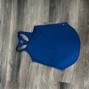 Blue Racerback Tank Top